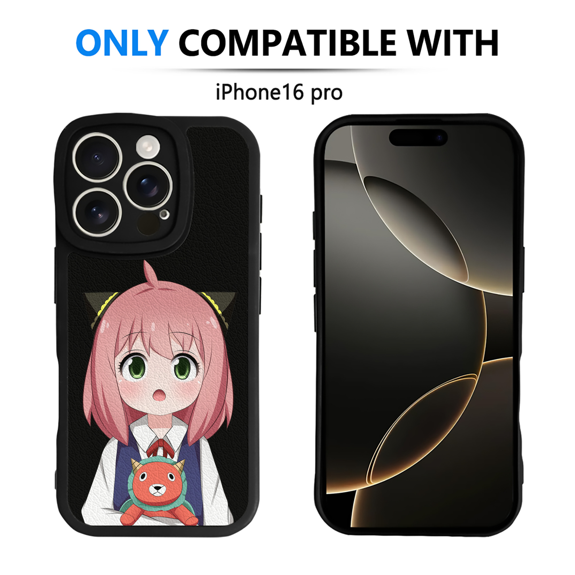 （画像用） SPY×FAMILY间谍家家酒 【iPhone 16シリーズ対応】シリコンスマホケース（レザー調） 材質：シリコン